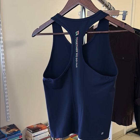 Navy Blue Athletic Tank Top - Picture 1 of 6